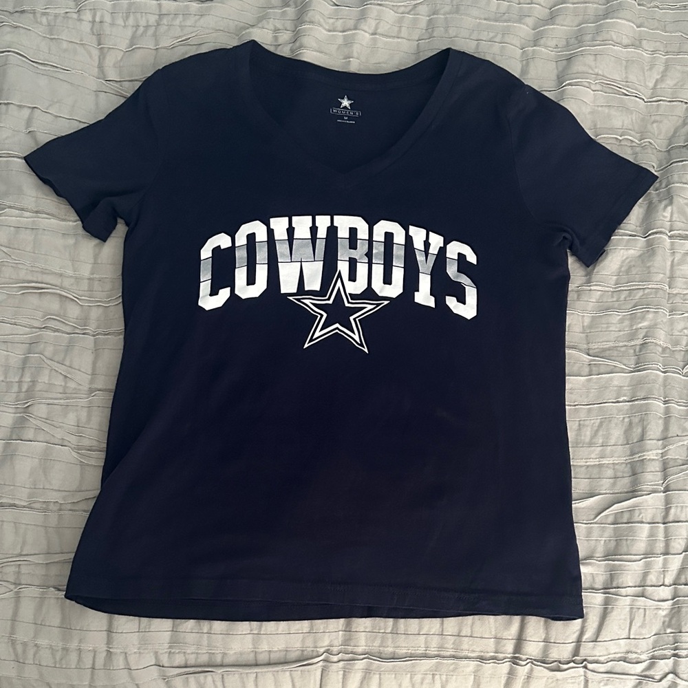 Fanatics Official Pro Shop Cowboys Navy Blue T-Shirt